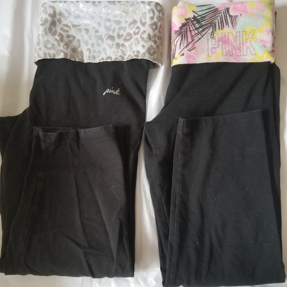 Pink crop legging